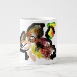 Caneca De Café Grande Wolf outono
