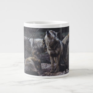 Caneca De Café Grande Wolf Pack