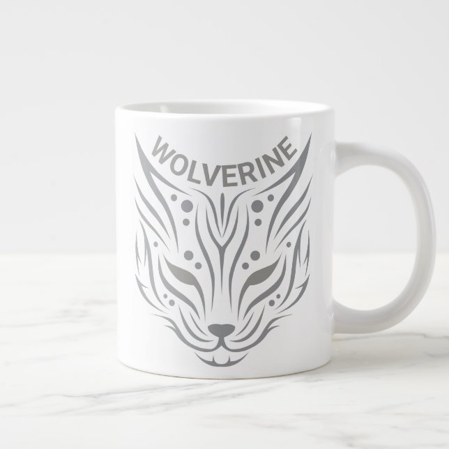 Caneca De Café Grande Wolverine (Direita)