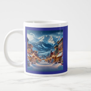 Caneca De Café Grande Wonderland de inverno em Crested Butte, Colorado