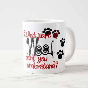 Caneca De Café Grande Woof - Jumbo Mug