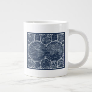 Caneca De Café Grande World Globals Blueprint