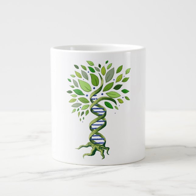 Caneca De Café Grande X-Large DNA Tree Mug (Frente)