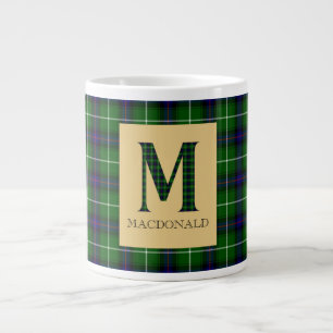 Caneca De Café Grande Xadrez MacDonald Monograma M