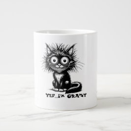 Caneca De Café Grande Yes....I'm crazy