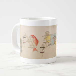 Caneca De Café Grande Yokai Japonês Assorted Vintage
