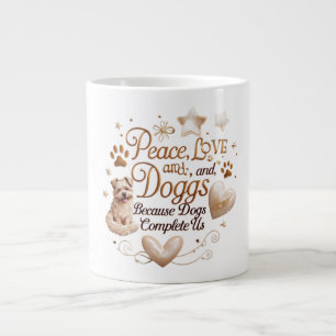 Caneca De Café Grande Yorkie Love Jumbo Mug