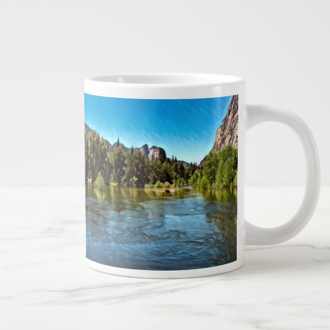 Caneca De Café Grande YOSEMITE OASIS Jumbo Mug (Direita)