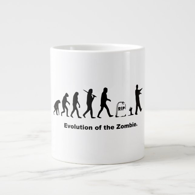 Caneca De Café Grande Zombie Mug (Frente)