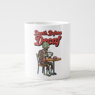 Caneca De Café Grande Zombie Spookie Café Lover Halloween