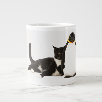 Caneca De Café Grande Zunie e o pinguim