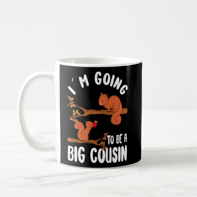 Caneca De Café Grandes Esquilos De Primo Vou Ser Primo (Esquerda)