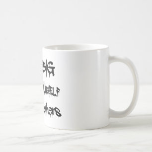 Caneca De Café Grandes ideais criam-se inspiram outro pretos