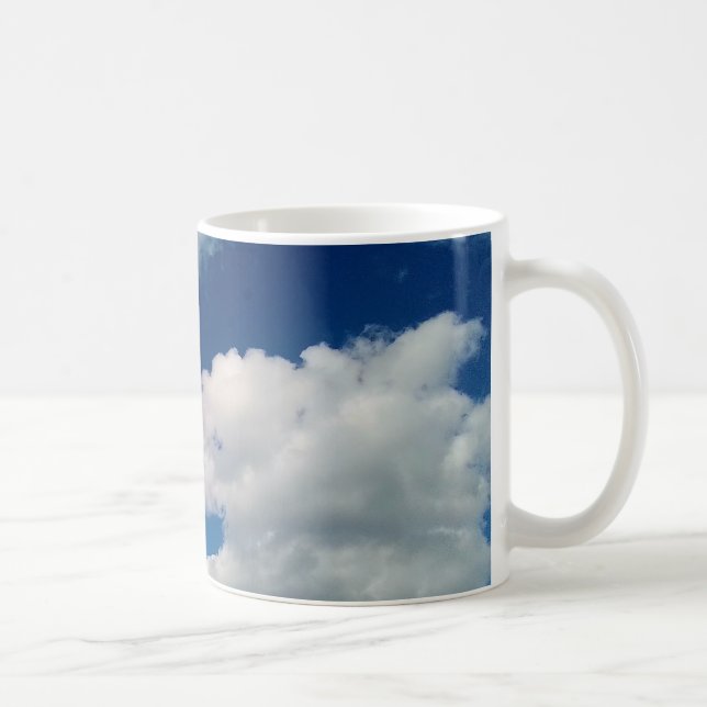Caneca De Café Grandes manchas de nuvens (Direita)