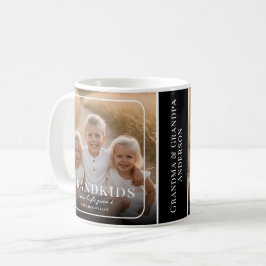Caneca De Café Grandkids Make Life Grand Custom Photo Grandparent