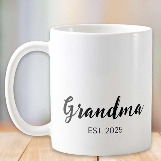 Caneca De Café Grandma Established  (Criador carregado)
