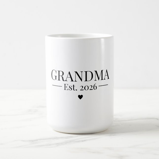 Caneca De Café Grandma Established 2026 (Centro)