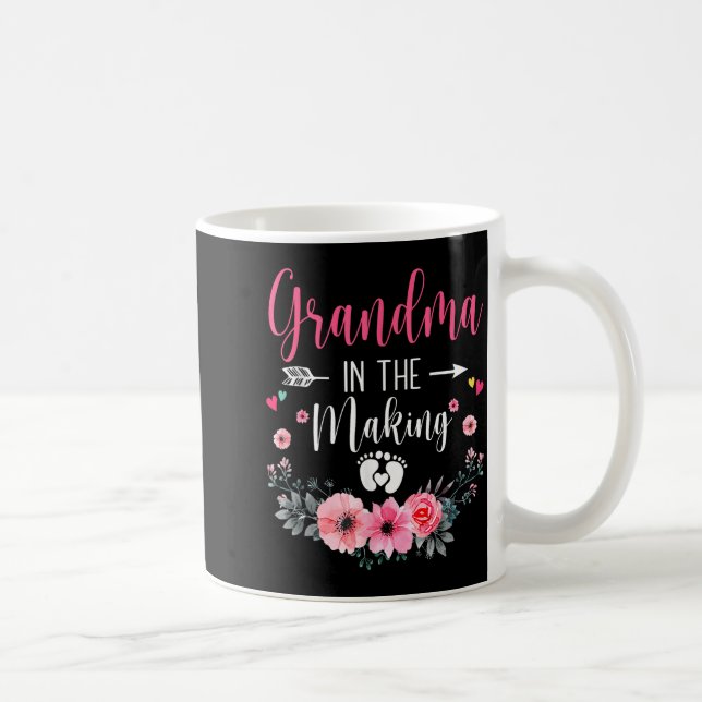 Caneca De Café Grandma In The Making Vitro Fertilization Pregnanc (Direita)