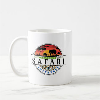 Caneca De Café Grandma's Wild Safari Adventure, grandma's wild sa