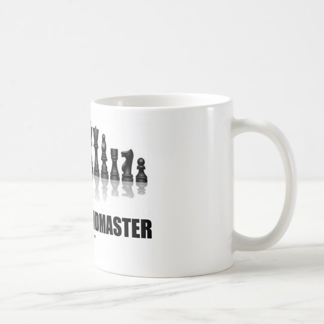 Caneca De Café Grandmaster futuro (grupo de xadrez) (Direita)