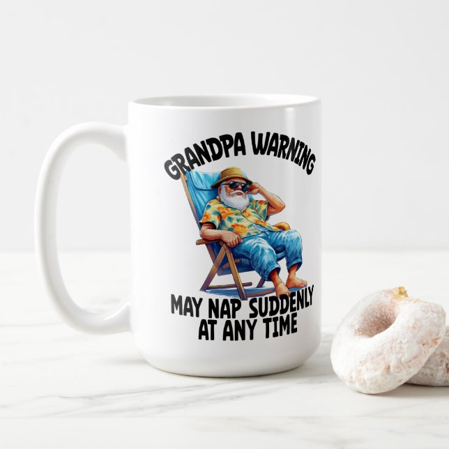 Caneca De Café Grandpa (Com Donut)
