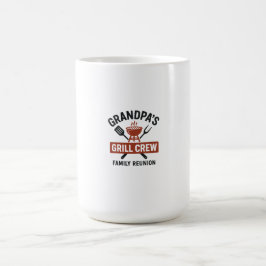 Caneca De Café Grandpa’s Grill Crew | Family BBQ Reunion Shirt