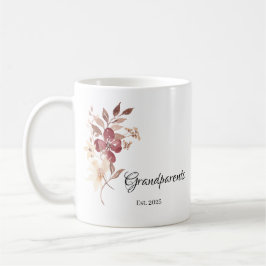 Caneca De Café Grandparents Est. Year 