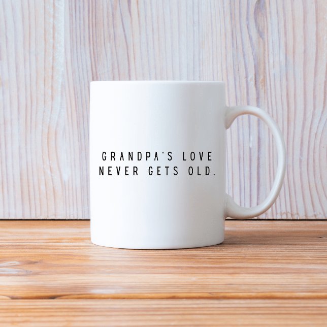 CANECA DE CAFÉ GRANDPA'S NEVER GETS OLD  (Criador carregado)