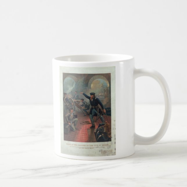 Caneca De Café Grant na captação da cidade de México Leutze (Direita)