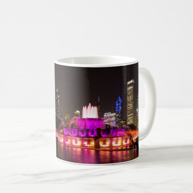 Caneca De Café Grant Park Chicago Café Mug (Frente Esquerda)