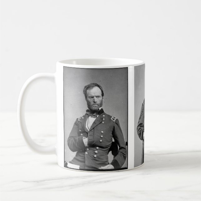 Caneca De Café Grant Sherman Sheridan Mug (Esquerda)