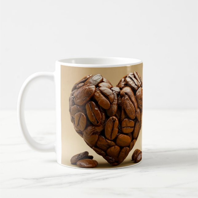 Caneca De Café Grãos de café (Esquerda)