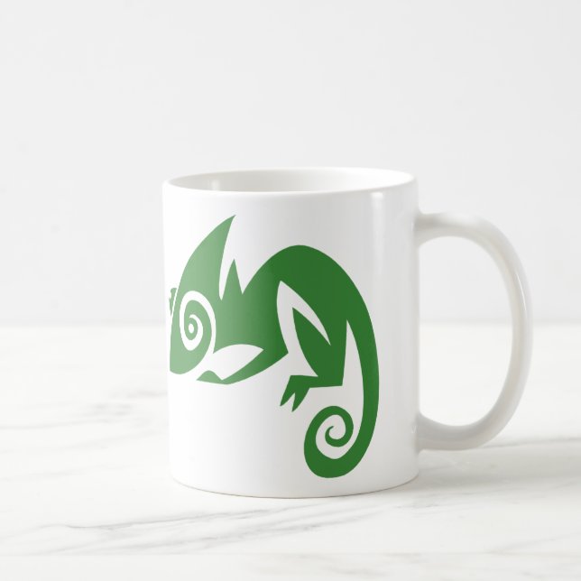 Caneca De Café Graphic Chameleon (Direita)