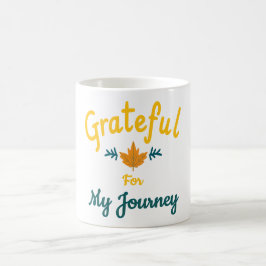 Caneca De Café Grata pela minha viagem personalizável