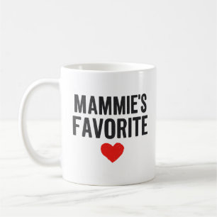 Caneca De Café Grático do Coração Favorito da MAMÃE para o Dia da