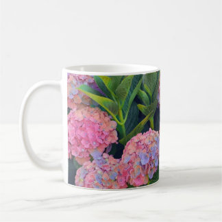 Caneca De Café Gratidão Hydrangea Mug