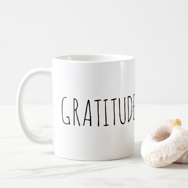 CANECA DE CAFÉ GRATITUDE CAFÉ MUG (Com Donut)