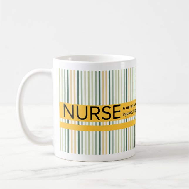 Caneca De Café Gratitude for a Nurse (Esquerda)