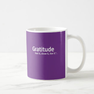 Caneca De Café Gratitude - pensamento Shapers™