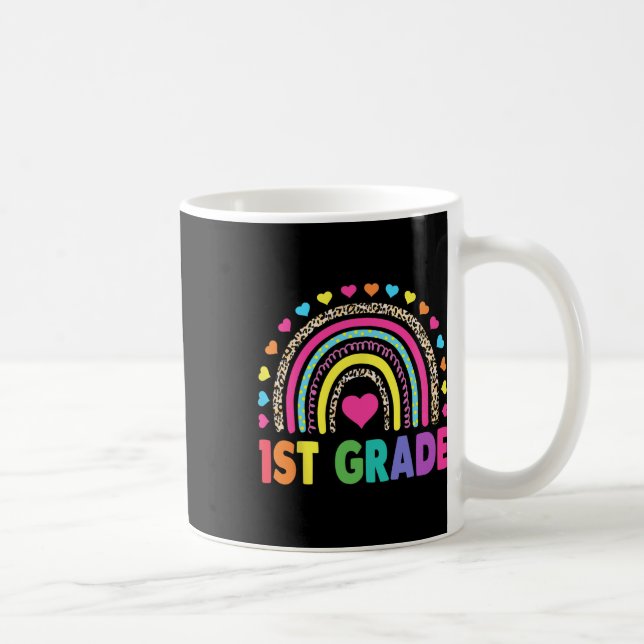 Caneca De Café Grau Rainbow Girls Boys Equipe de Professores 1rua (Direita)
