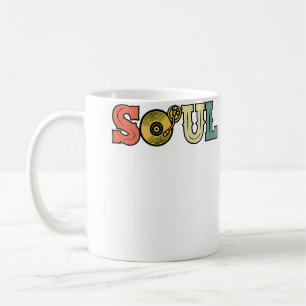 Caneca De Café Gravação de Soul Jazz Funk Tocador Vinil Música Sa