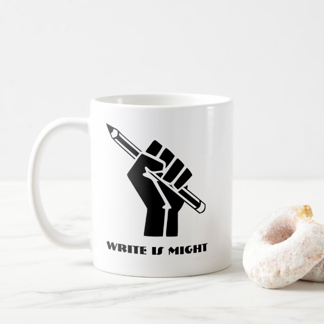 Caneca De Café Gravação é Oportuno (Com Donut)