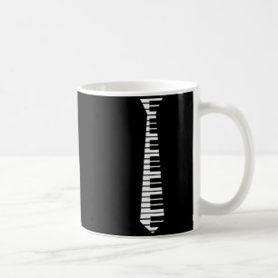 Caneca De Café Gravata Ano Pescoço Teclado Tocador de Música Engr
