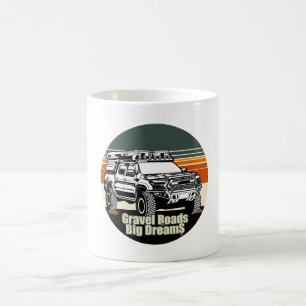 Caneca De Café Gravel Roads Grandes Sonhos