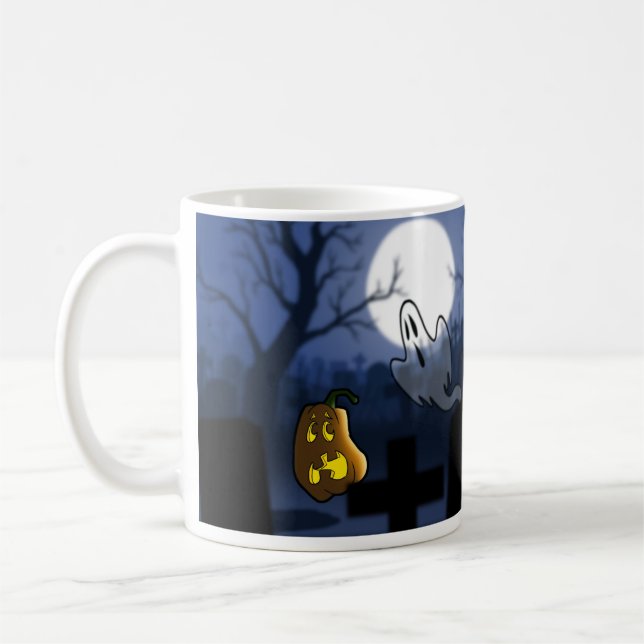 Caneca De Café Graveyard Scare Mug (Esquerda)