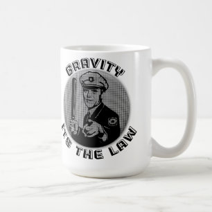 Caneca De Café Gravidade sua a lei