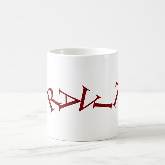 Caneca De Café Gravidade Tipografia Café Mug (Centro)