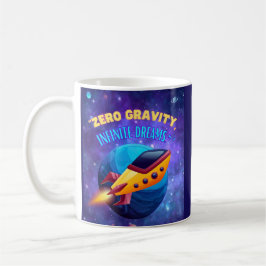 Caneca De Café Gravidade zero sonhos infinitos