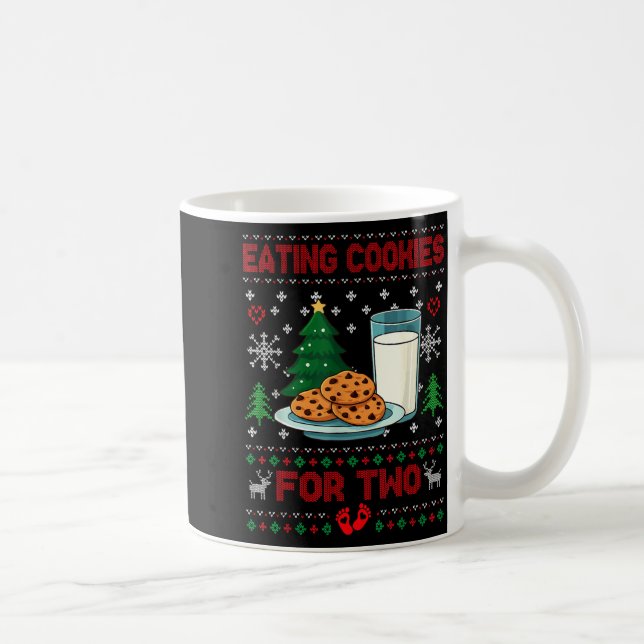 Caneca De Café Gravidez Nova Mamãe Bebê Grávida Natal Casais  (Direita)