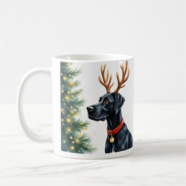 Caneca De Café Great Dane Christmas Mug (Esquerda)